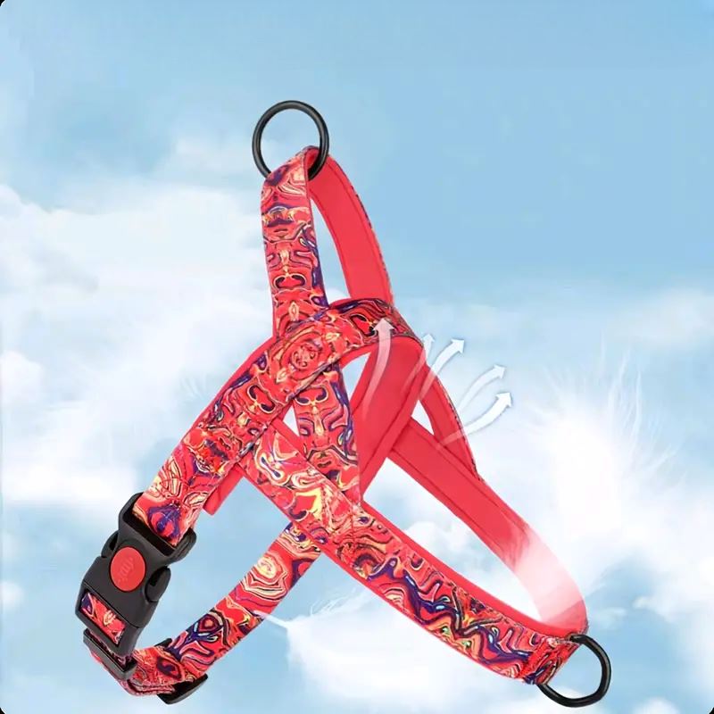 Harnais pour chien - DogSafeHarness™ - Rouge - Amour de chien