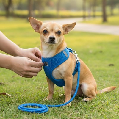 Harnais chiot | Confort Sécurisé - Amour de chien