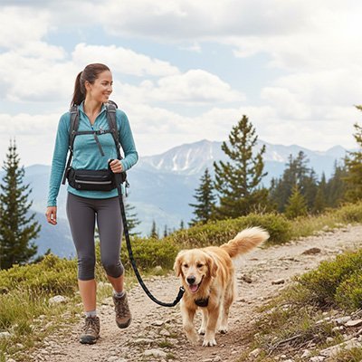 Laisse canicross | Ergonomique - Amour de chien