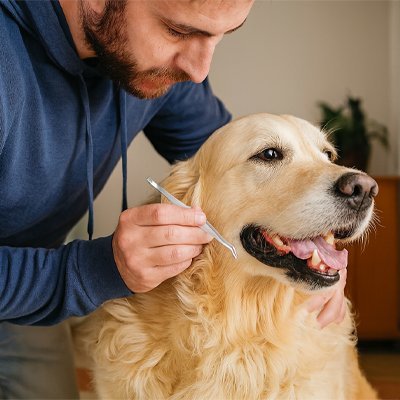 Pince à tique | Sécurité Totale - Amour de chien