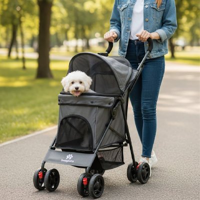 Poussette chien | Ballade confort - Amour de chien