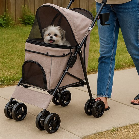 Poussette pour Chien | MobilConfort - Amour de chien